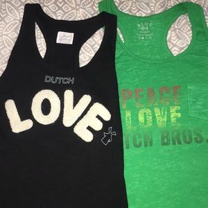 Dutch Bros racerback tank top bundle ☕️🌷